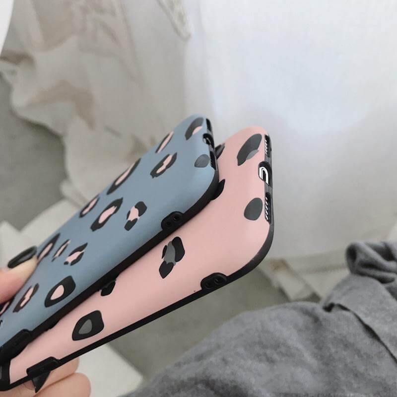 Cute Leopard Design Colorful Soft Iphone Cases - MaviGadget