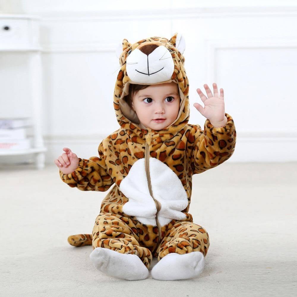 Leopard Costume Hoodie for Baby - MaviGadget