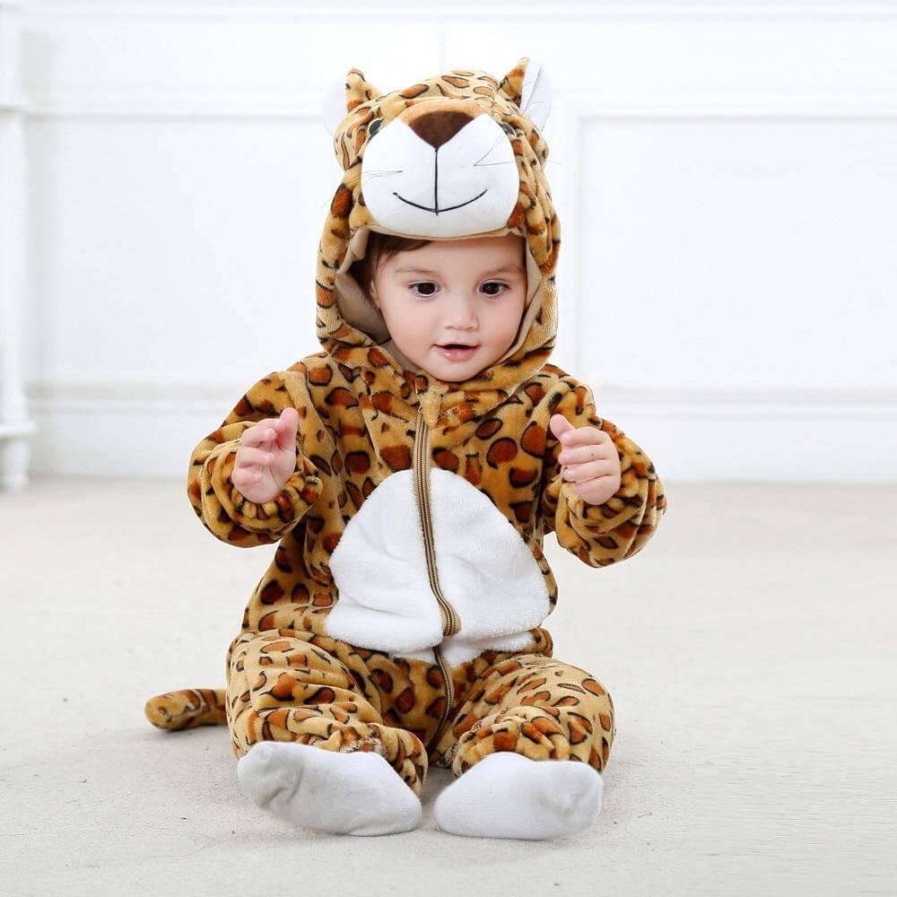 Leopard Costume Hoodie for Baby - MaviGadget