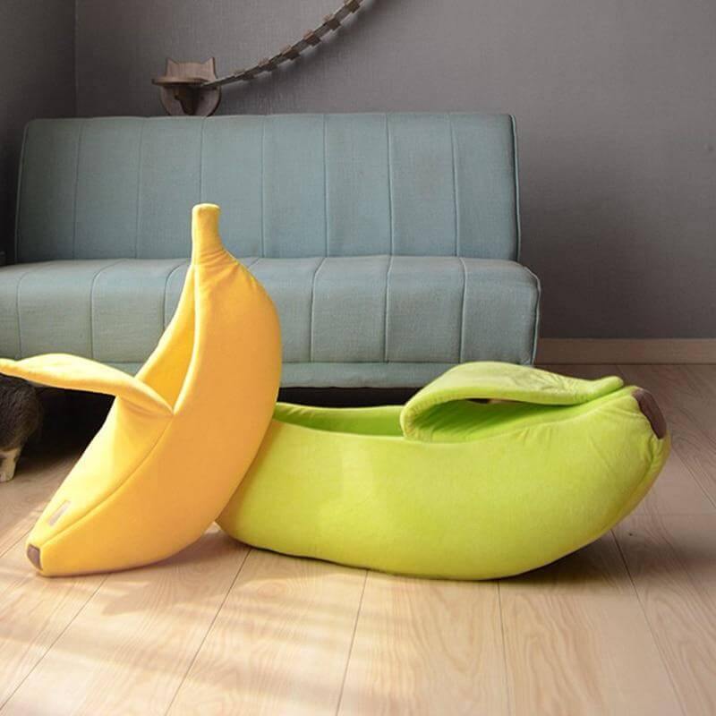 4 Colors Cute Banana Peel Cat House - MaviGadget