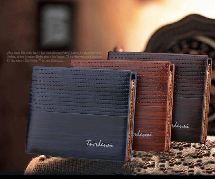 Luxury Slim Leather Men Wallet - MaviGadget