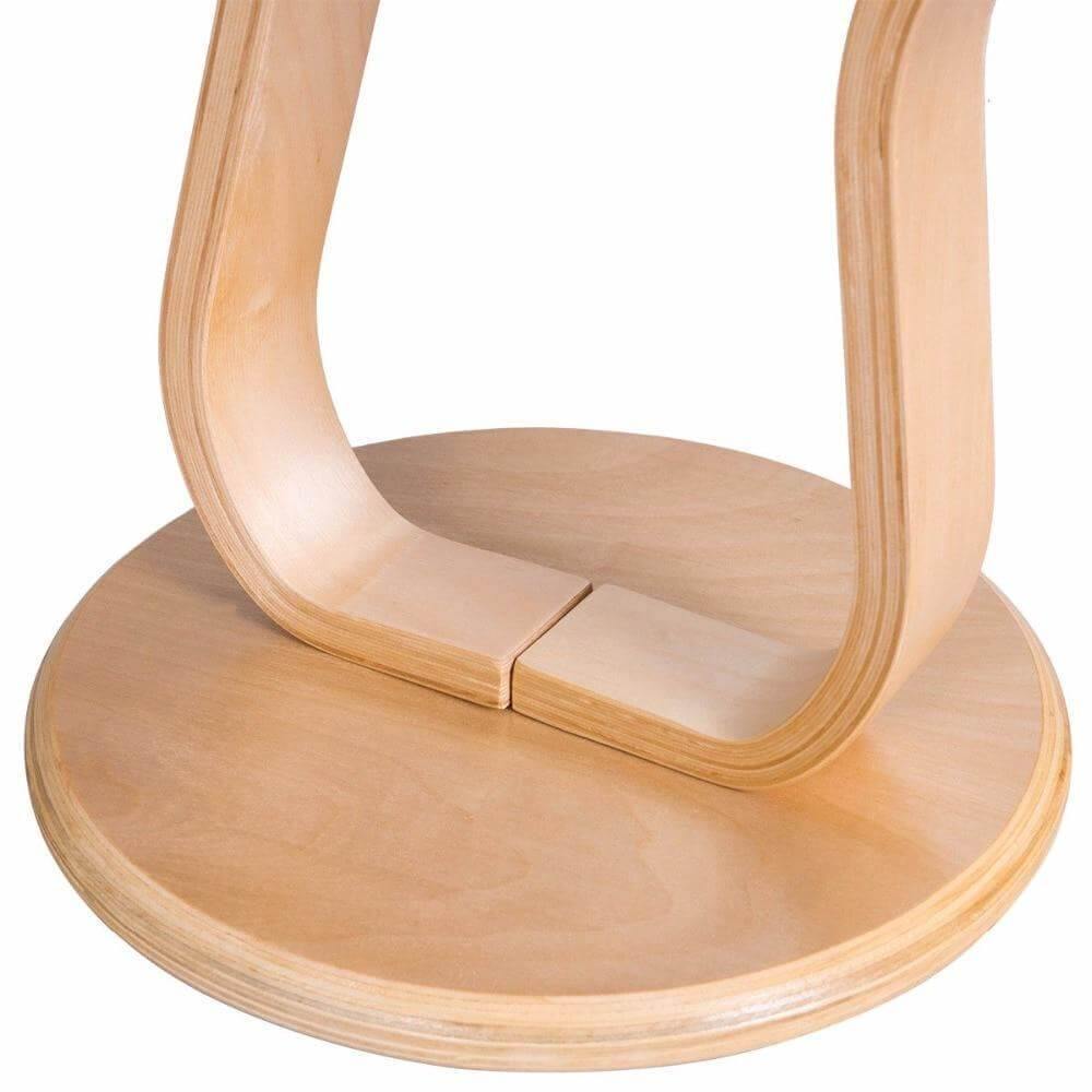 Modern Luxury Bentwood End Accent Table w/Curved Leg - MaviGadget