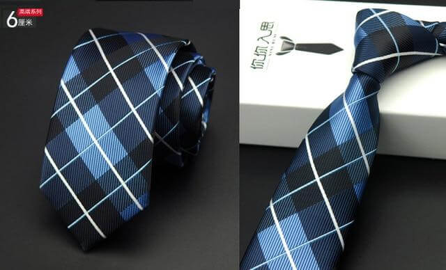 Designers Fashion Dot Striped Plaid neck Tie - MaviGadget