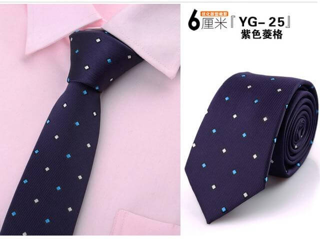 Designers Fashion Dot Striped Plaid neck Tie - MaviGadget