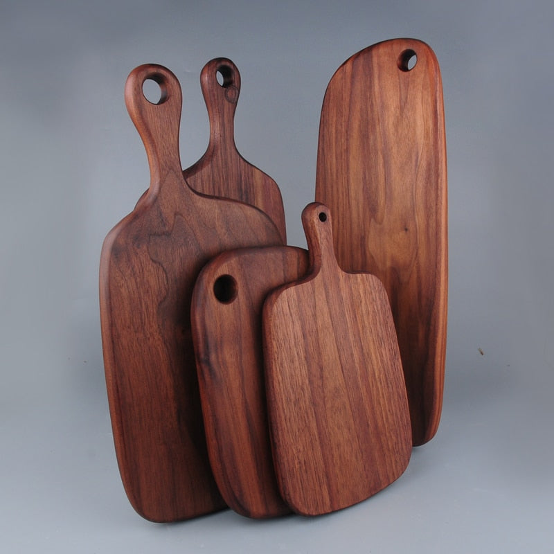 Japanese-style Walnut/Beech special-shaped Solid Wood Cutting Board - MaviGadget