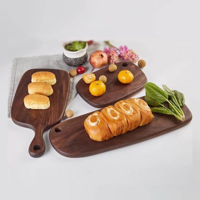 Japanese-style Walnut/Beech special-shaped Solid Wood Cutting Board - MaviGadget