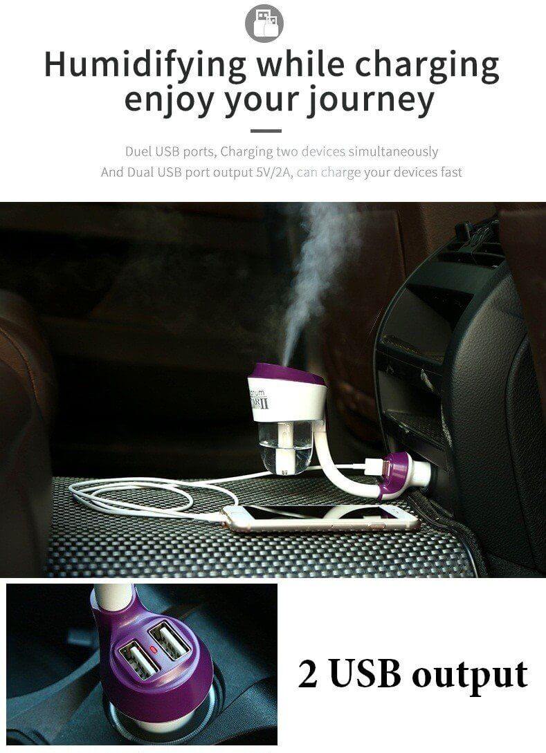 Aromatherapy Air Humidifier for Car - MaviGadget