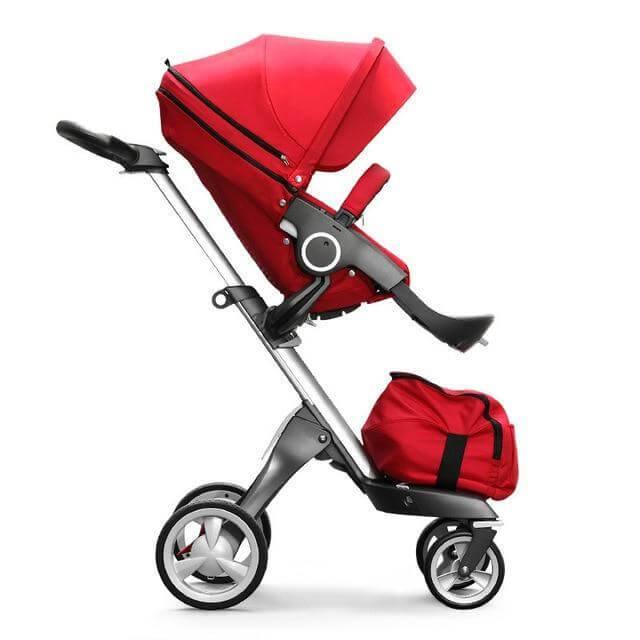 Luxury High End and High Landscape Red Baby Stroller - MaviGadget