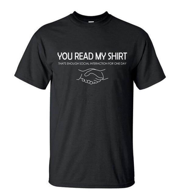 You read my t-shirt Funny T-shirt - MaviGadget