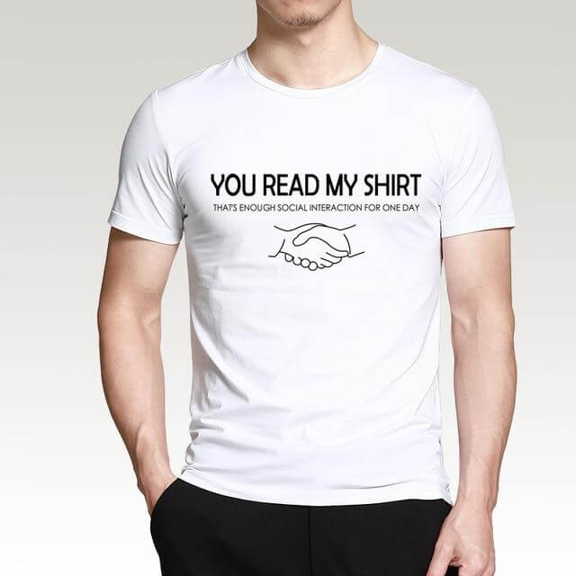 You read my t-shirt Funny T-shirt - MaviGadget