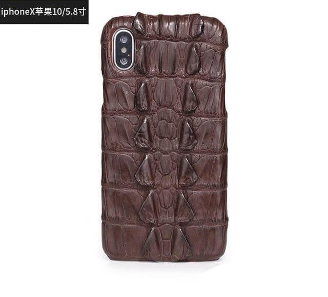 Luxury Natural Crocodile Skin Case for iPhone Models - MaviGadget