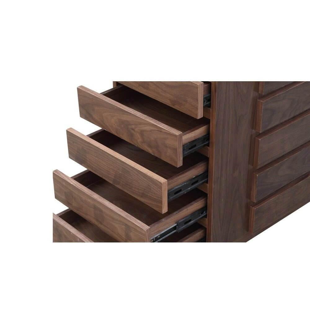 Futuristic Walnut Protractor Modern Desk - MaviGadget