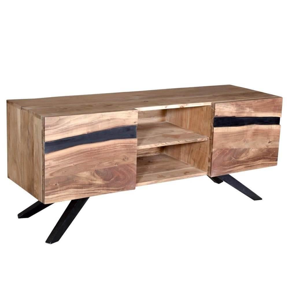 Handmade Mid-Century Wooden Tv Stand - MaviGadget
