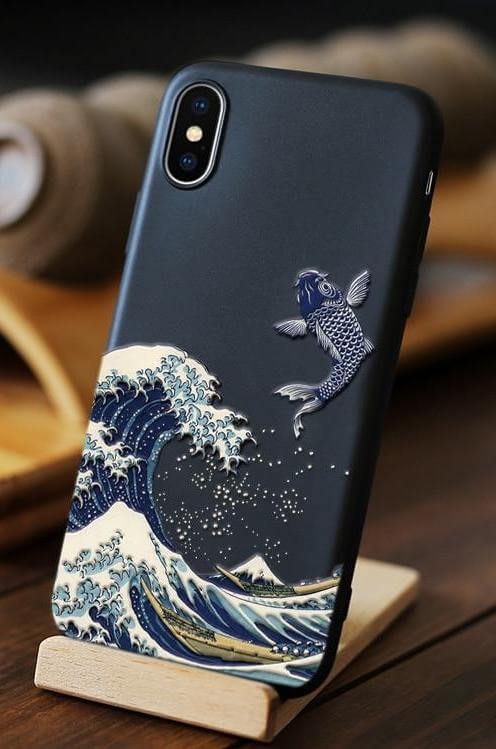 3D Giant Japanese Art iPhone Cases - MaviGadget