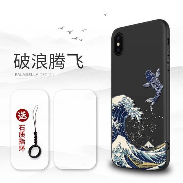 3D Giant Japanese Art iPhone Cases - MaviGadget