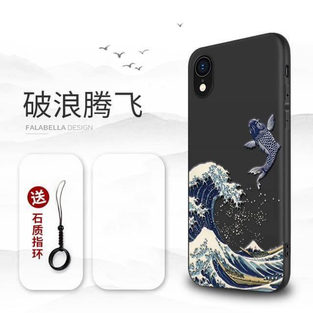 3D Giant Japanese Art iPhone Cases - MaviGadget