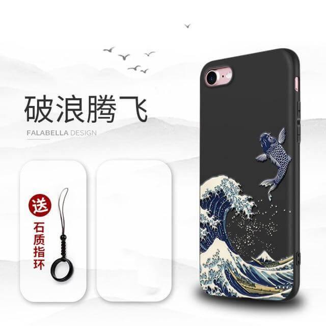 3D Giant Japanese Art iPhone Cases - MaviGadget