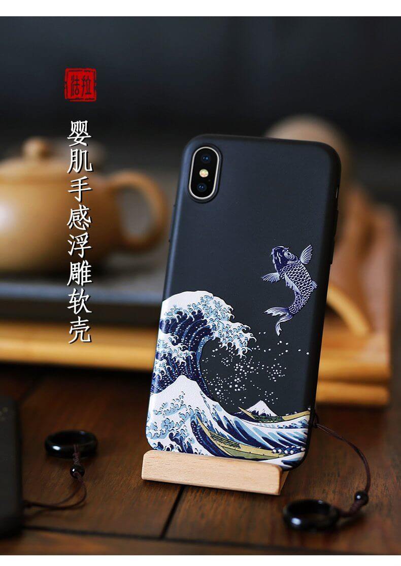 3D Giant Japanese Art iPhone Cases - MaviGadget