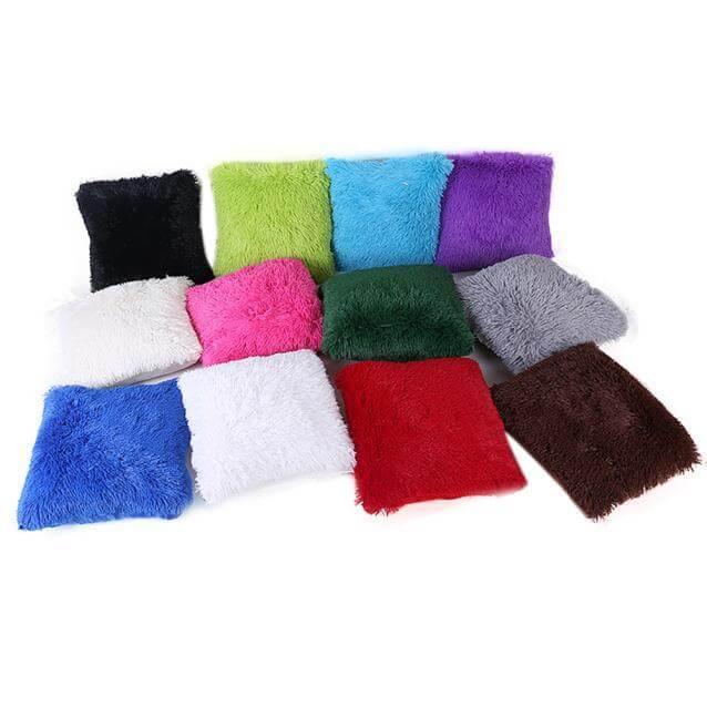 Puffy Fuzzy Hairy Pillow Cases - MaviGadget