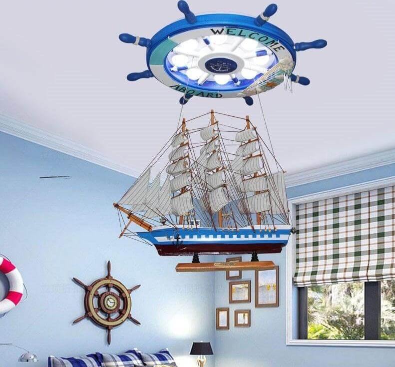Mediterranean Boat Rudder Chandelier - MaviGadget