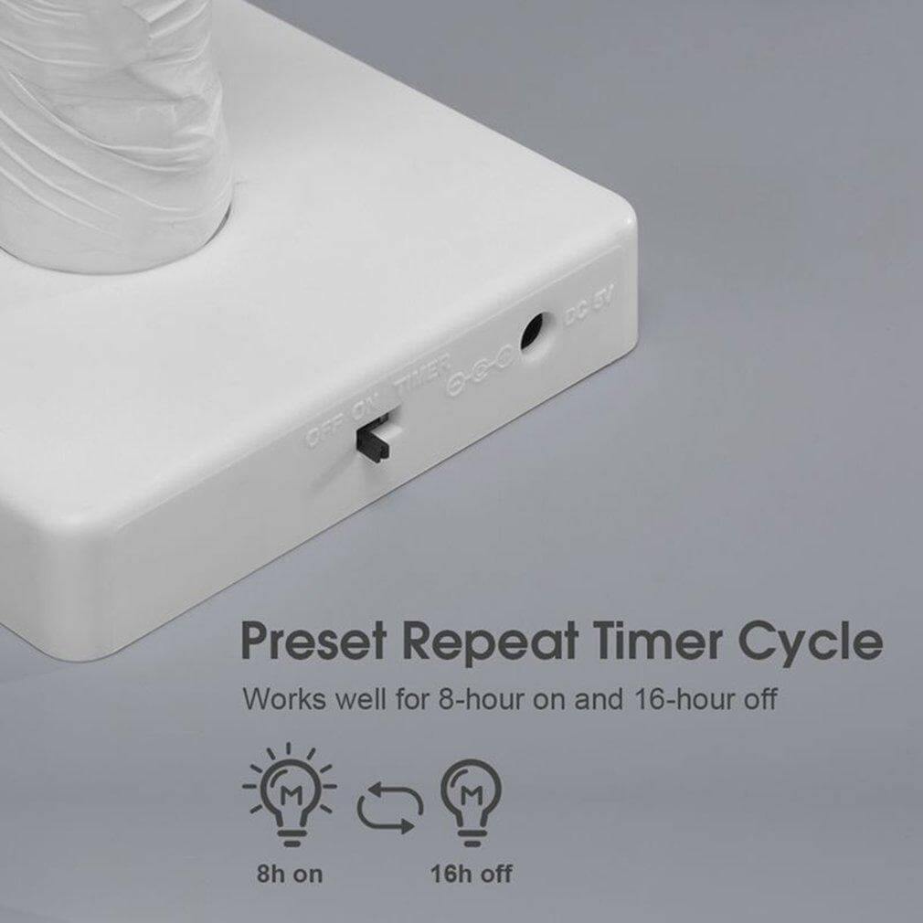 LED Romantic Warm Rose Flower Tree Night Light Lamp with Clock - MaviGadget