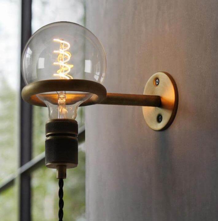 Nordic Retro Ring Sconce Mirror Wall Lamp - MaviGadget