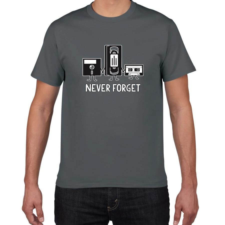 Never Forget Sarcastic Tshirt - MaviGadget