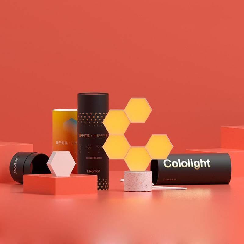Creative Geometry Smart LED Night Light - MaviGadget