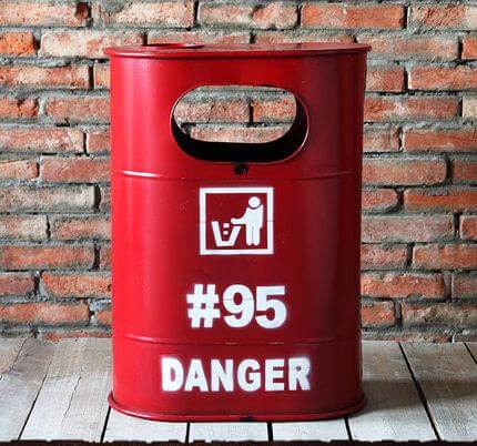 Retro Fire Hydrant Trash Can - MaviGadget