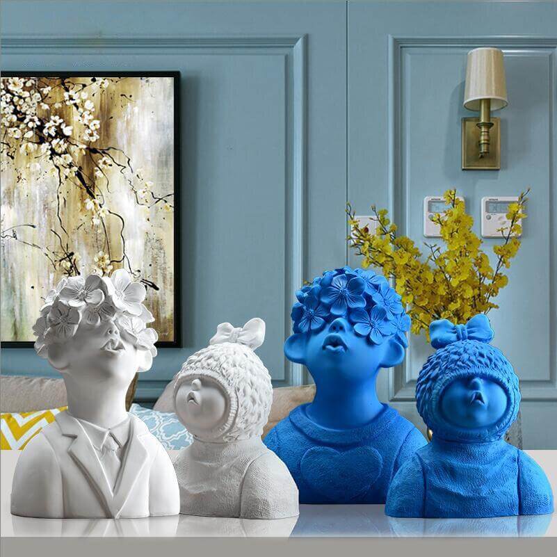 Simple Modern Resin Kid Vases - MaviGadget