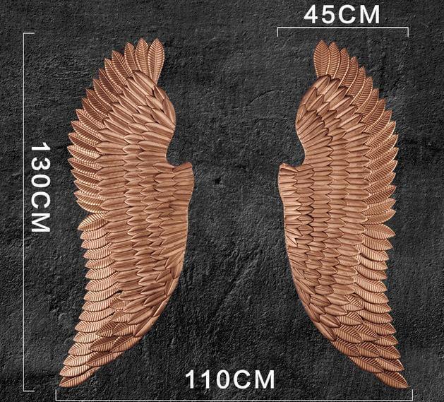 Iron Angel Wings Wall Decor - MaviGadget