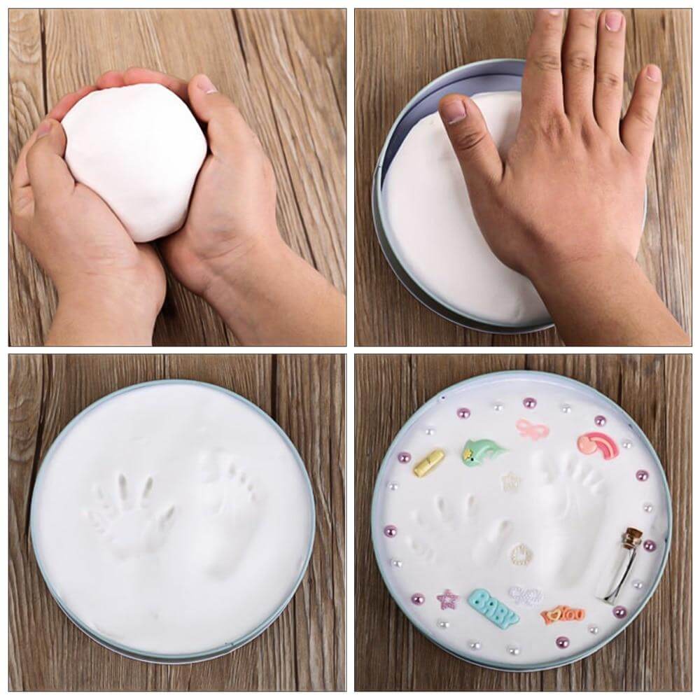 Infant Baby Handprint Footprint Imprint Kit - MaviGadget