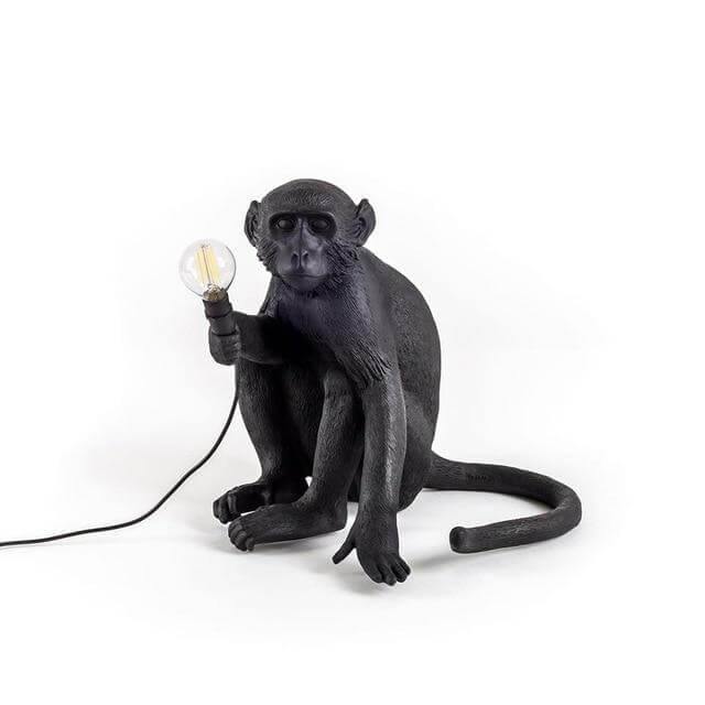 Modern Black Pendant Monkey Lamp - MaviGadget