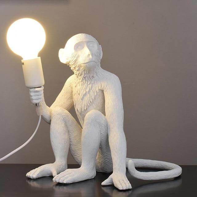 Modern Black Pendant Monkey Lamp - MaviGadget