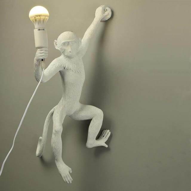 Modern Black Pendant Monkey Lamp - MaviGadget