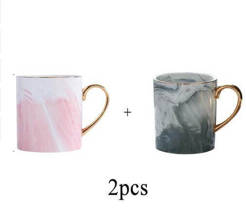European Marble Porcelain Mug - MaviGadget