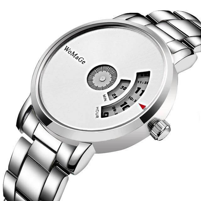 Stainless Steel Unique Style Business Men Watch - MaviGadget