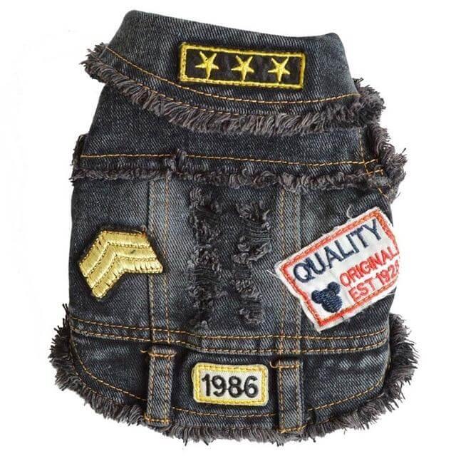Pet Cowboy Jean Jacket - MaviGadget