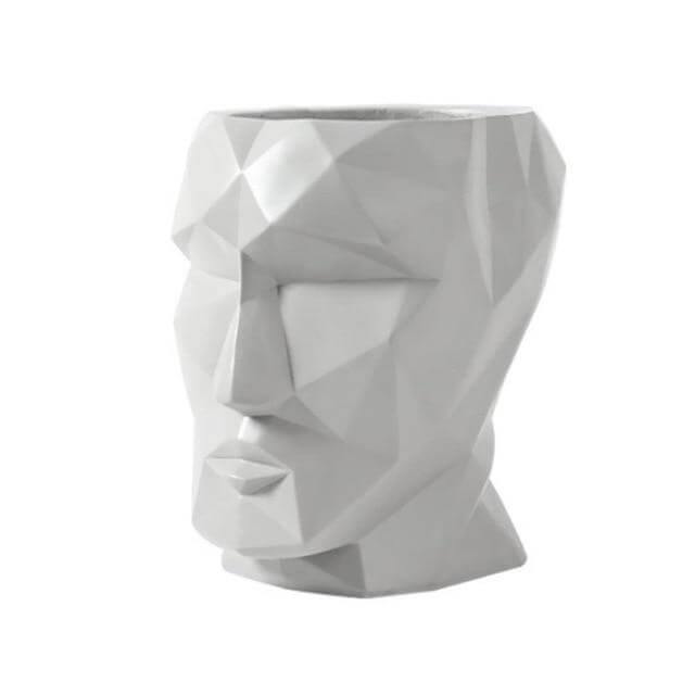 Nordic Style Modeling Geometric Lines People Face Vase Home Modern Decoration - MaviGadget