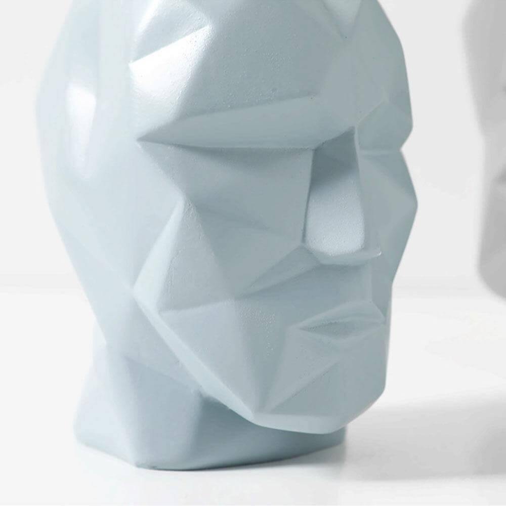 Nordic Style Modeling Geometric Lines People Face Vase Home Modern Decoration - MaviGadget