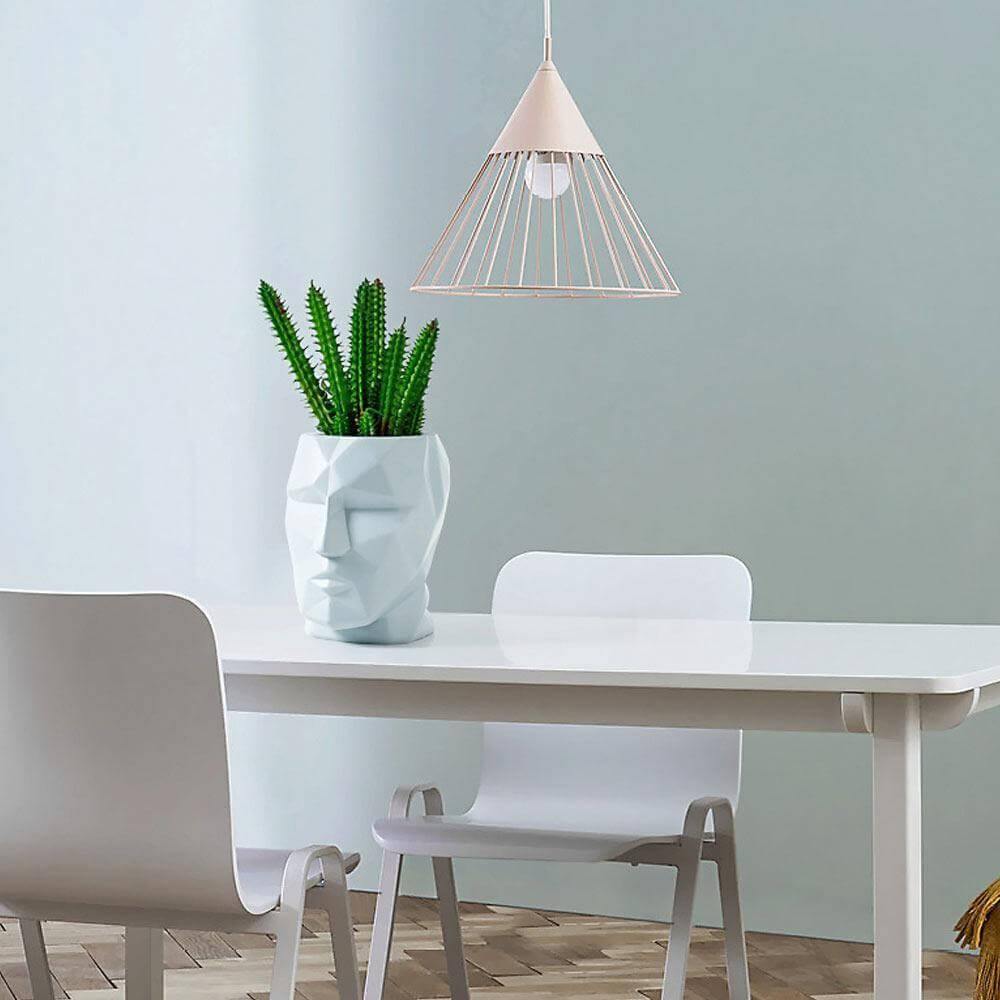 Nordic Style Modeling Geometric Lines People Face Vase Home Modern Decoration - MaviGadget
