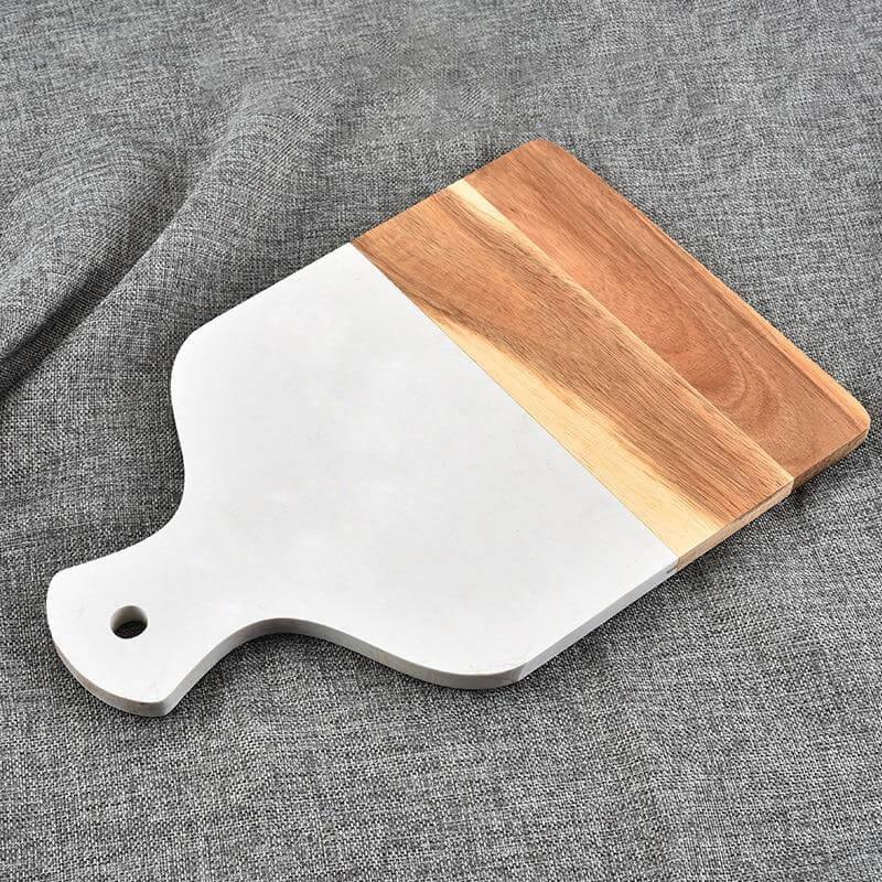 Marble & Acacia Wood Cutting Board - MaviGadget