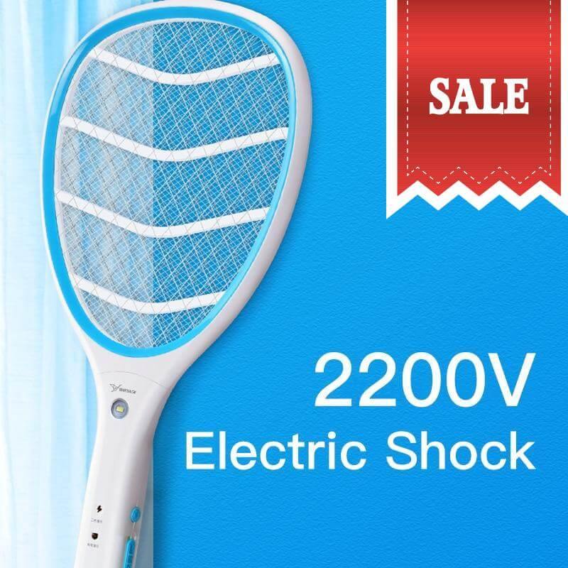 Electric Mosquito Bug Zapper Racket - MaviGadget