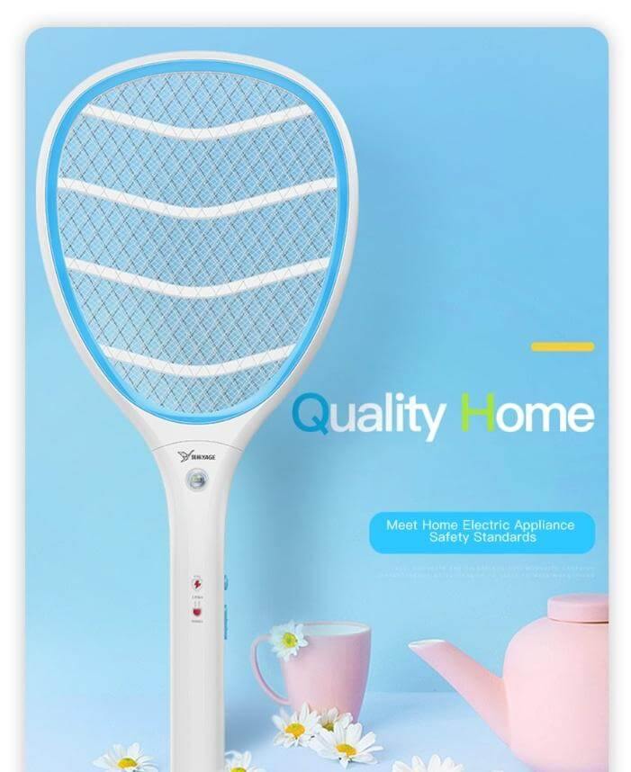 Electric Mosquito Bug Zapper Racket - MaviGadget