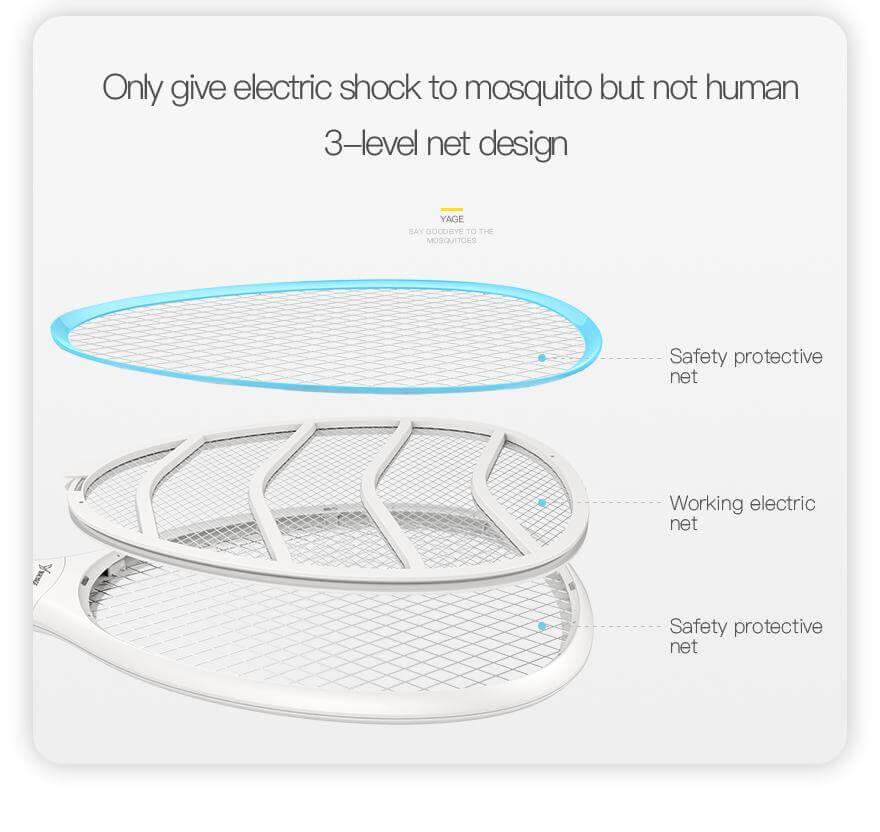 Electric Mosquito Bug Zapper Racket - MaviGadget