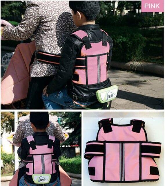 Children Safety Motorcycle Seat Belt - MaviGadget
