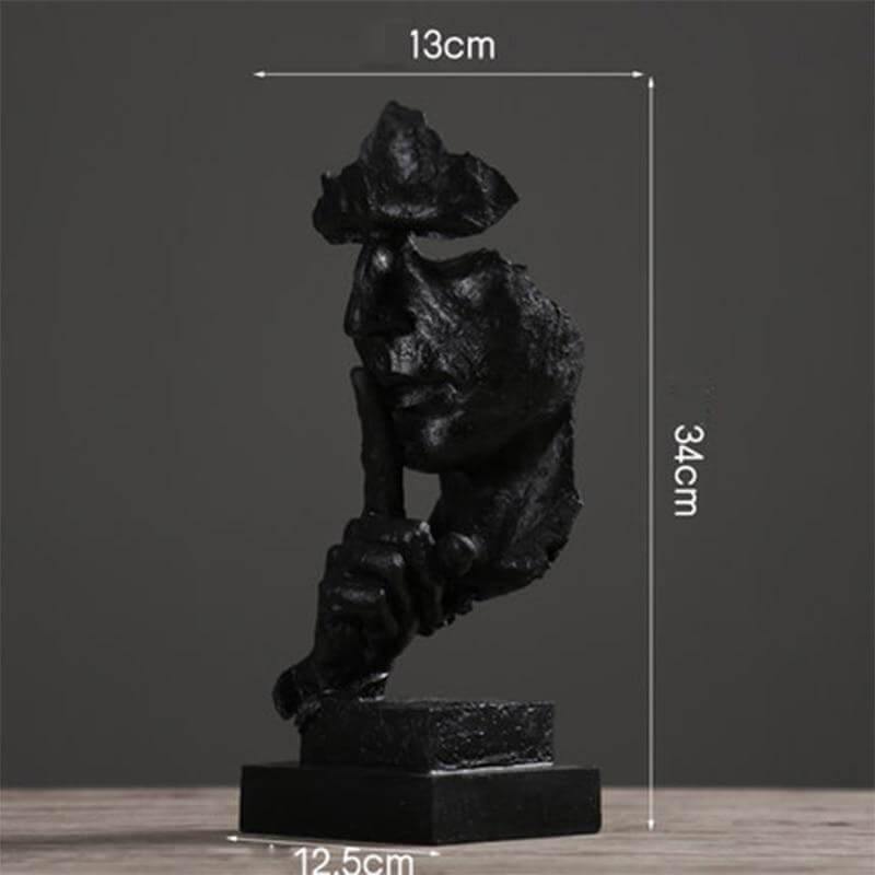 Silence Is Gold Miniature Sculpture - MaviGadget