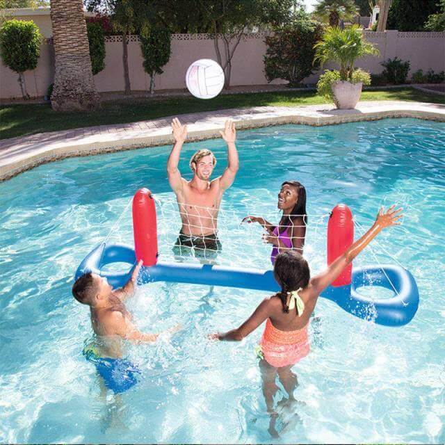 Inflatable Pool Party Fun Volleyball Float - MaviGadget