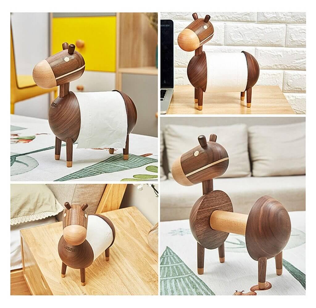 Animal Donkey Toilet Paper Holder - MaviGadget