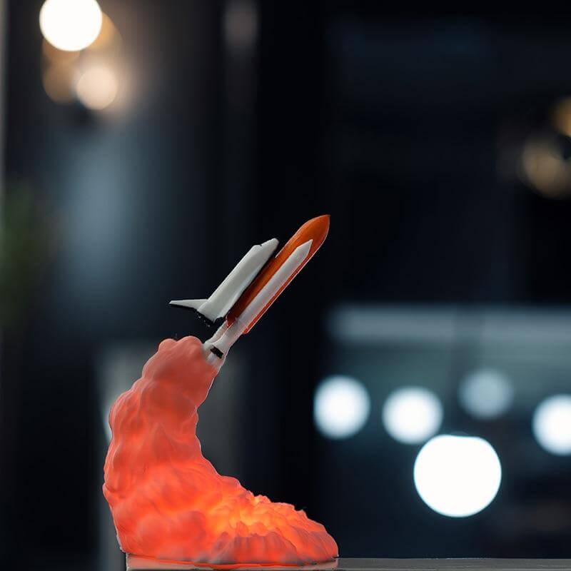 3D Print Space Shuttle Night  Lamp - MaviGadget